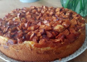 Apfelkuchen mit Zimt - Rezept aus Dänemark