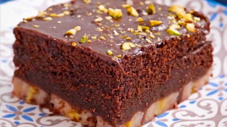Bananen Schokoladenquadrate - ein Dessert zum Verlieben!