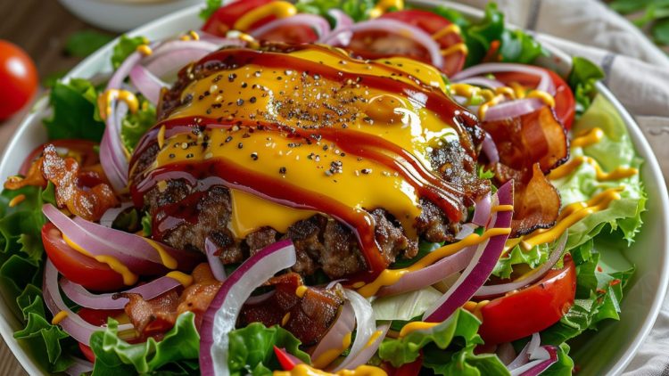 Cheeseburger-Salat