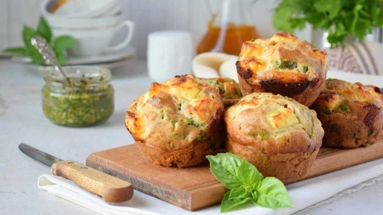 Das perfekte Mitbringsel: Pesto-Muffins