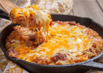 Geniales Rezept für Reis-Hackfleisch-Auflauf: Einfach, lecker, schnell