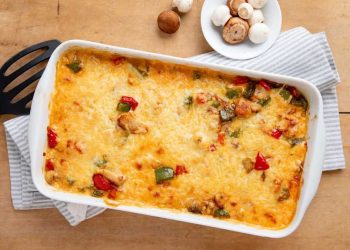 Hähnchen-Auflauf mit Paprika