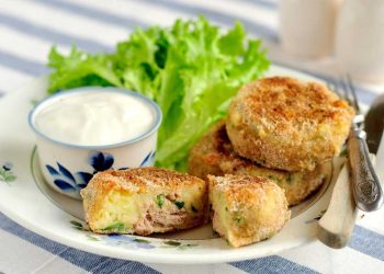 Knusprige Thunfisch-Bratlinge aus der Pfanne