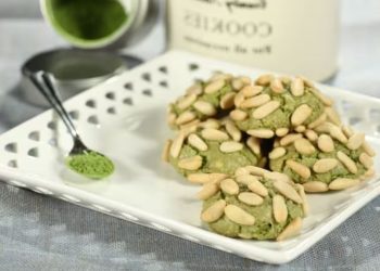 Köstliche Matcha-Kekse