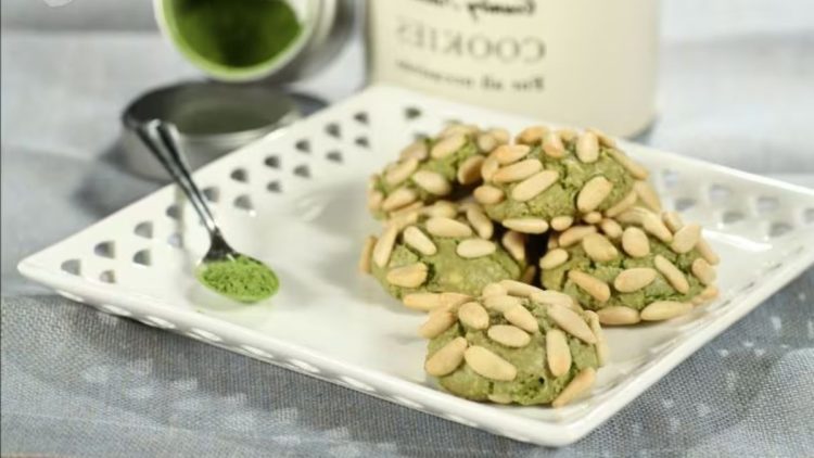 Köstliche Matcha-Kekse