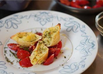 Mit Kartoffelcreme gefüllte Conchiglioni