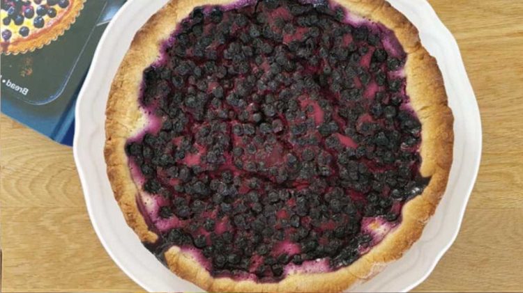 Rezept: Finnischer Blaubeerkuchen mit Roggenmehl