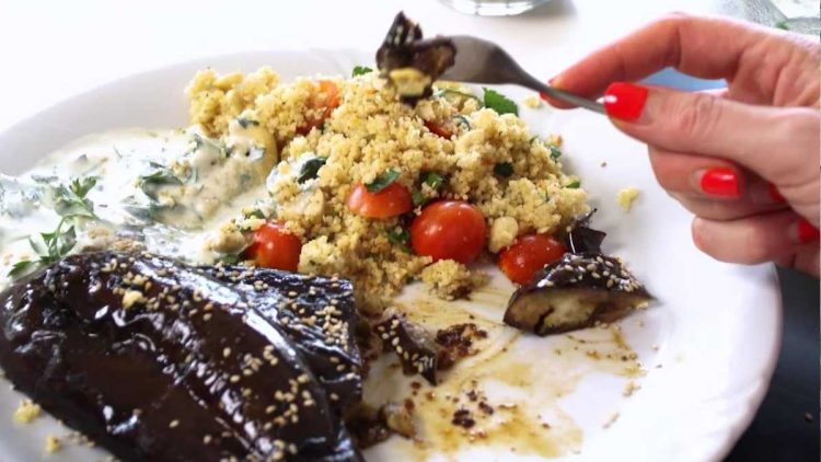 Rezept für Auberginen Steak von Eva Habermann - ein leckeres DiätGericht zum Abnehmen