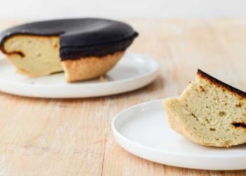 Rezept: Verbrannter Käsekuchen "Tourteau fromager"