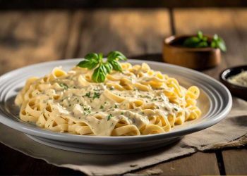 Schnelles Pasta-Rezept: Nudeln mit Frischkäse-Sauce von Boschi und Marlene