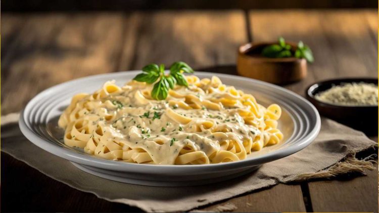 Schnelles Pasta-Rezept: Nudeln mit Frischkäse-Sauce von Boschi und Marlene