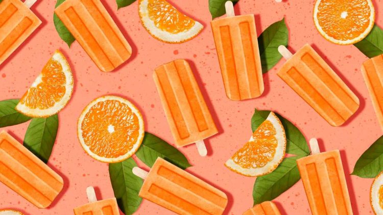 Sommer-Rezept für Orangen-Spritz Wassereis