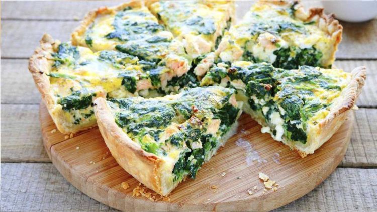 Spinat-Quiche leicht und lecker