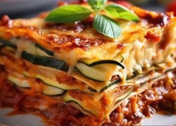 Vegane Lasagne mit Sojahack und Gemüse - ein echter Gaumenschmaus