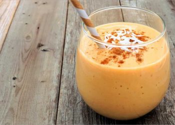 Wunderbar cremig: Kürbis-Kokos-Smoothie