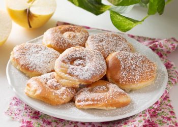 Air fryer Apfelkrapfen