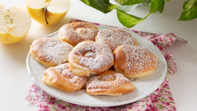 Air fryer Apfelkrapfen