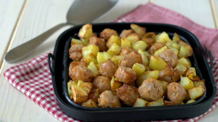 Air Fryer Kartoffel Würstchen