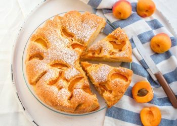 Aprikosen-Rührkuchen aus der Springform
