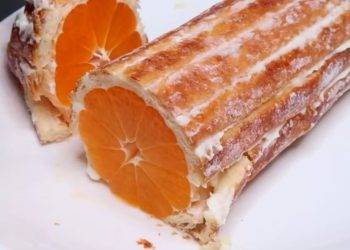 Blätterteig Mandarinen Dessert