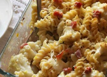 Blumenkohl Pasta mit Pancetta