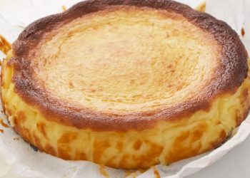 Cremiger Baskischer Käsekuchen