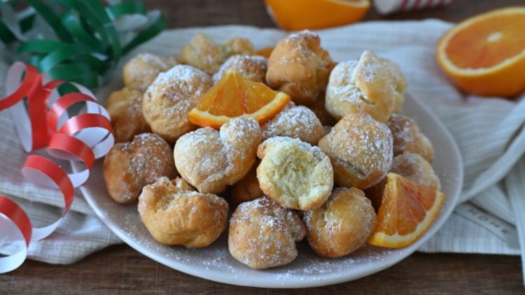 Leckere Orangenkrapfen