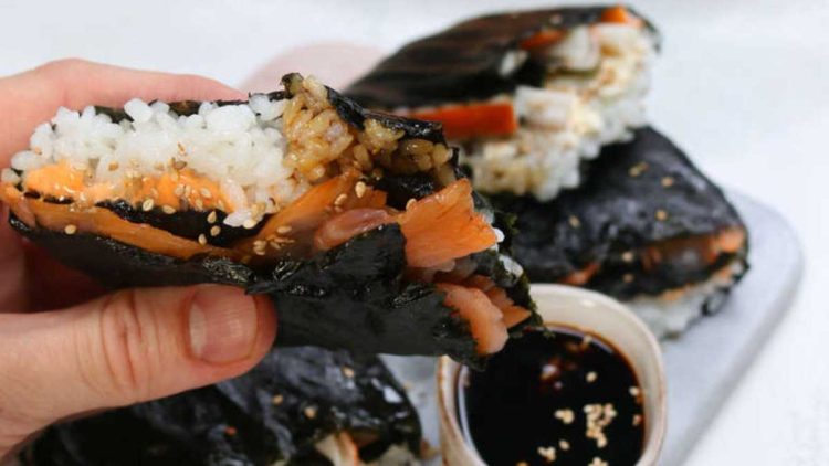 Mit dem Kopf durch die Wand wollen und Sushi rollen oder einfach Sushi-Taschen naschen