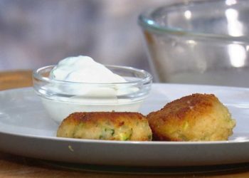 Ricotta-Zucchini-Bällchen