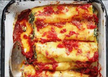 Schnelle Spinat-Cannelloni mit nur 3 Zutaten
