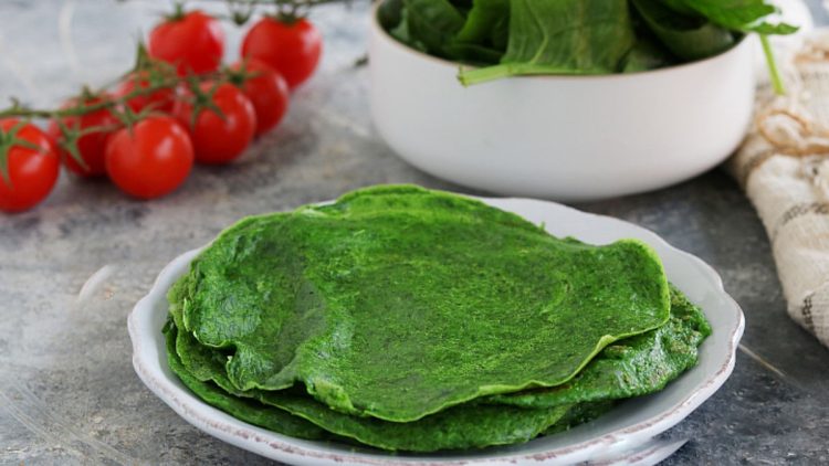 Spinat-Crepes