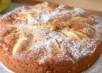 Traditionelle Apfelkuchen