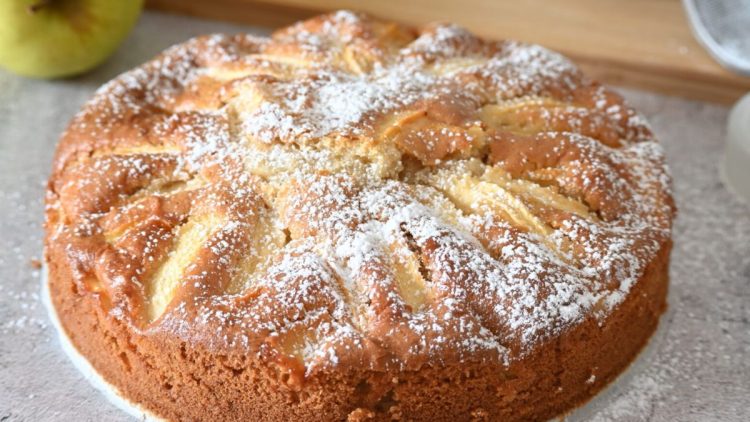 Traditionelle Apfelkuchen