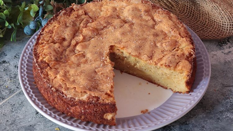 Geriebener Apfelkuchen