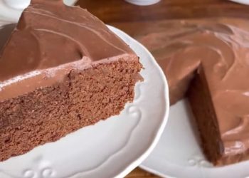 Haferflocken-Schoko-Kuchen