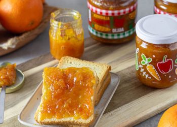 Hausgemachte sizilianische Orangenmarmelade