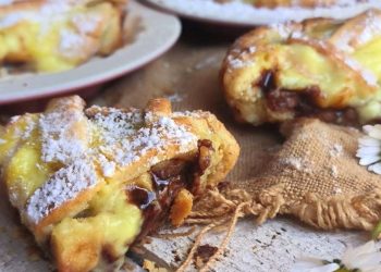 Italienische Nutella-Tarte mit Patisseriecreme