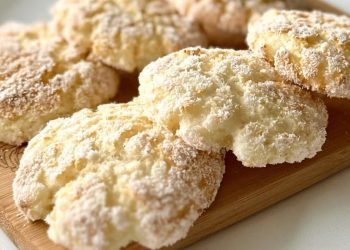 Kokosnuss Kekse mit Ricotta