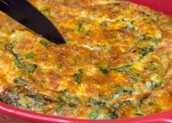 Low Carb Spinat-Frittata