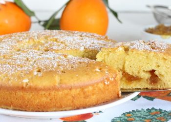 Orangenkuchen mit Marmelade