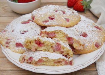 Soft Erdbeer-Cookies