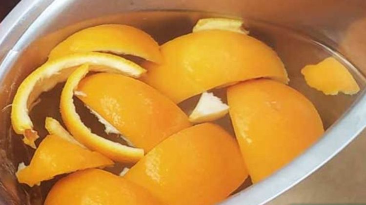 Spülmittel selbermachen aus Orangenschalen