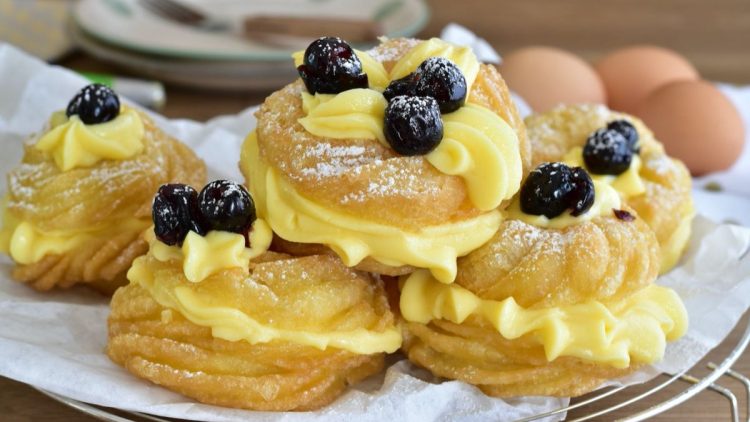 Vanillepudding Zeppole Rezept