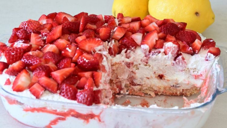 Blitz-Tiramisu mit Erdbeeren