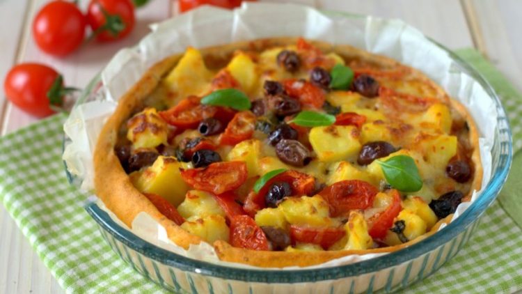 Mediterraner Kartoffel Tort