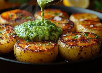 Ofenkartoffeln mit Avocado-Creme