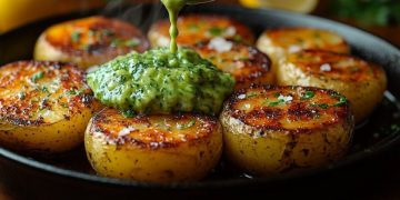 Ofenkartoffeln mit Avocado-Creme
