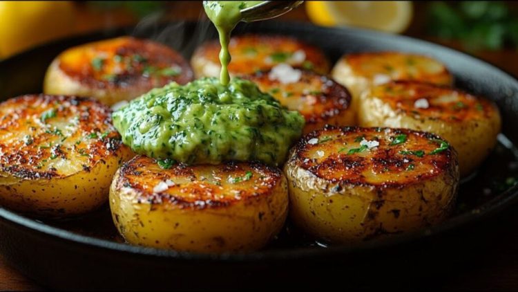 Ofenkartoffeln mit Avocado-Creme
