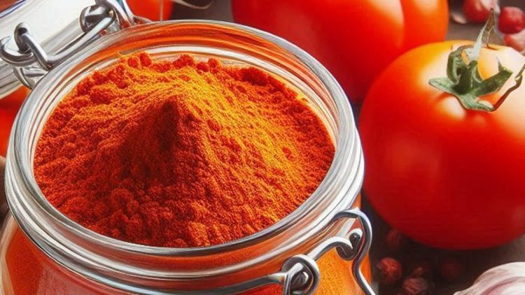 Wie man Tomatenpulver zu Hause zubereitet