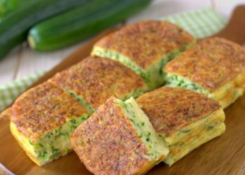 Zucchini-Frittata aus der Heißluftfritteuse